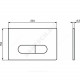 Комплект 4 в 1 унитаз подвесной + инсталляция + кнопка смыва + сиденье дюропласт микролифт STRADA II AquaBlade Ideal Standard P387001